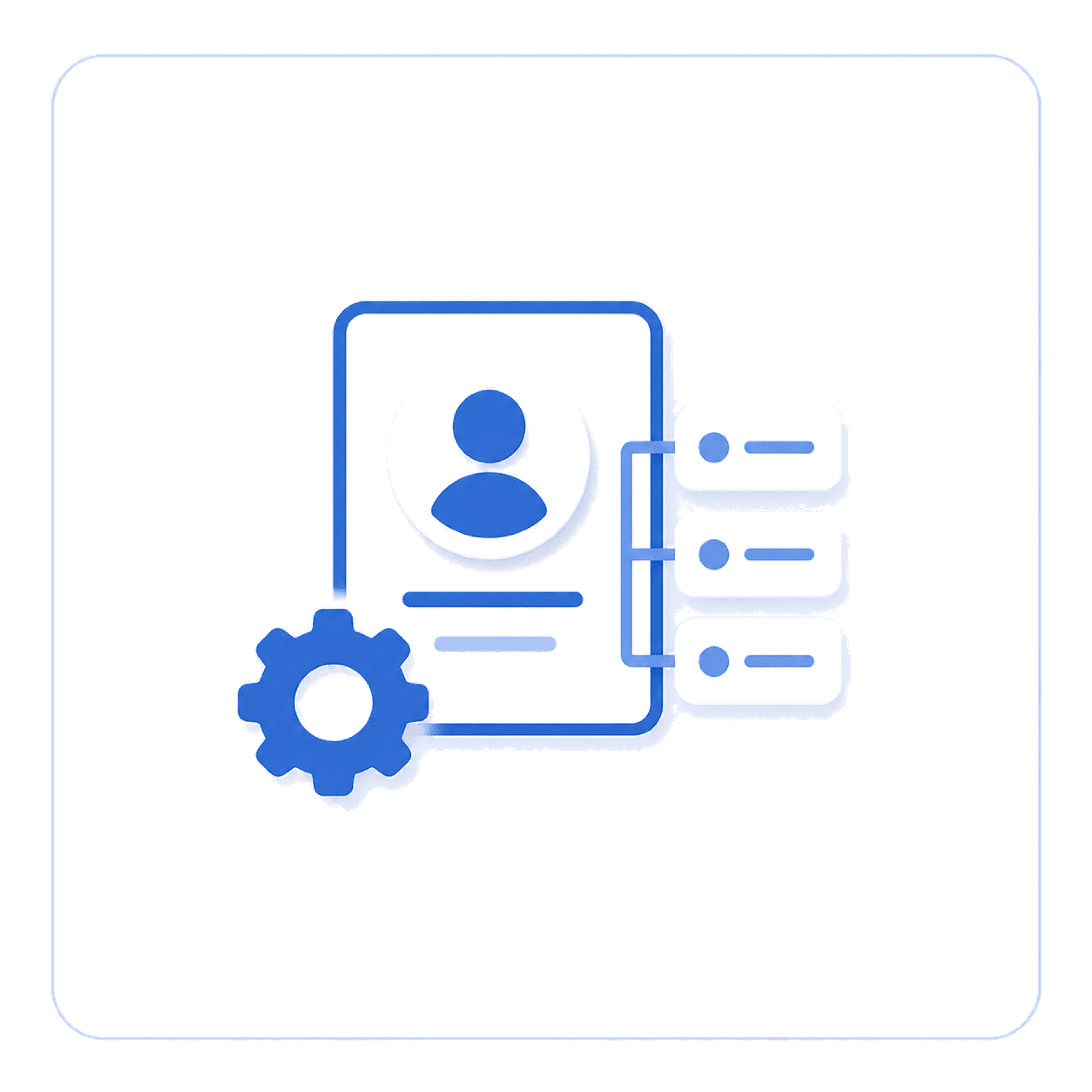 アカウント設計のイメージ